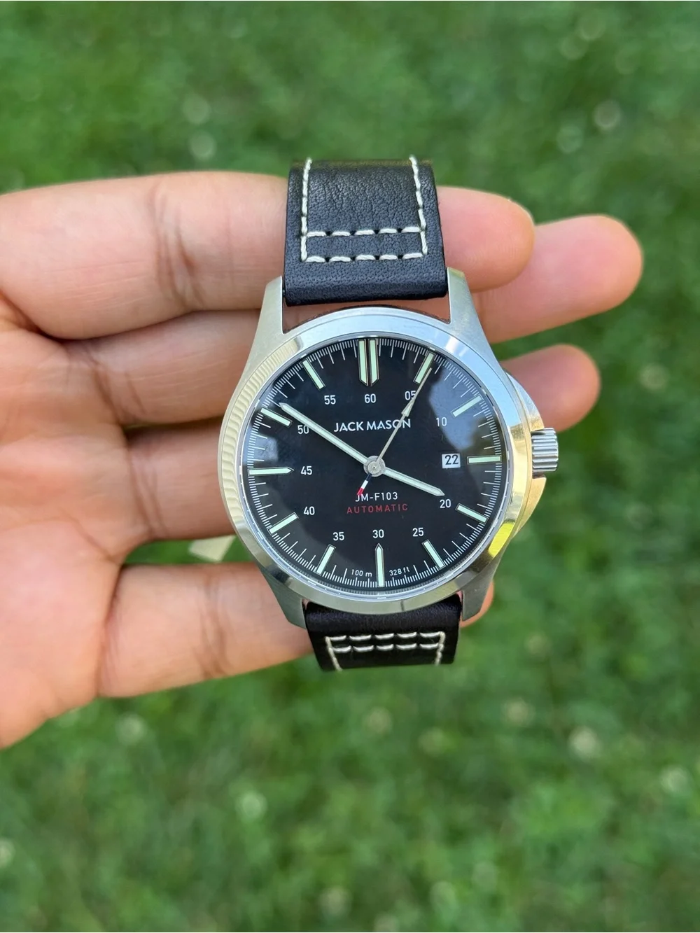 Jack Mason JM-F103  Field Watch Miyota Automatic leather/ bracelet Watch